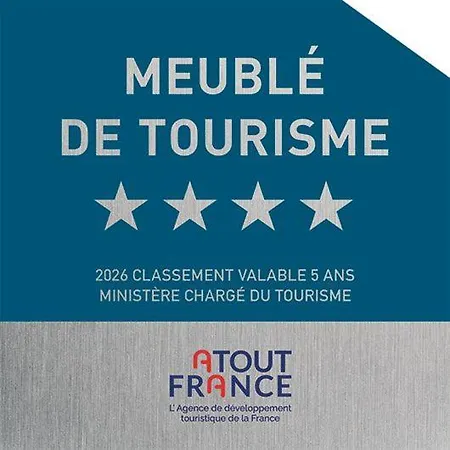 Forestier - T2 Cosy Avec Terrasse&2 Parkings Privatifs -centre Ville- Classement Ministériel 4 étoiles Apartamento