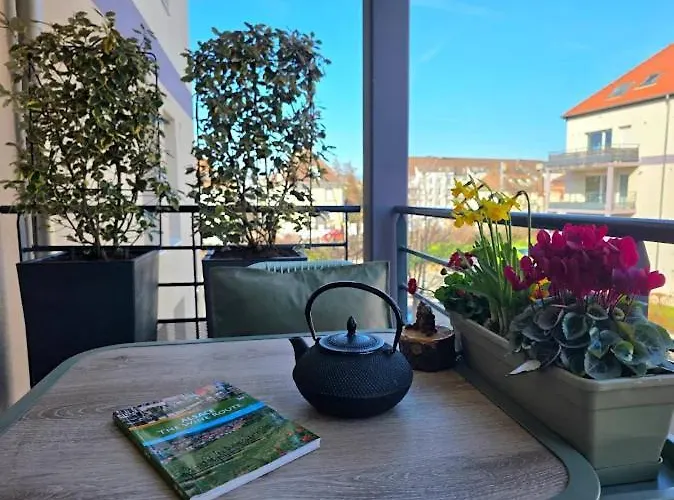 Apartmán Forestier - T2 Cosy Avec Terrasse & 2 Parkings Privatifs -centre Colmar